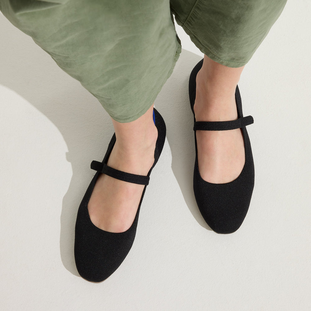 The Square Mary Jane - Black