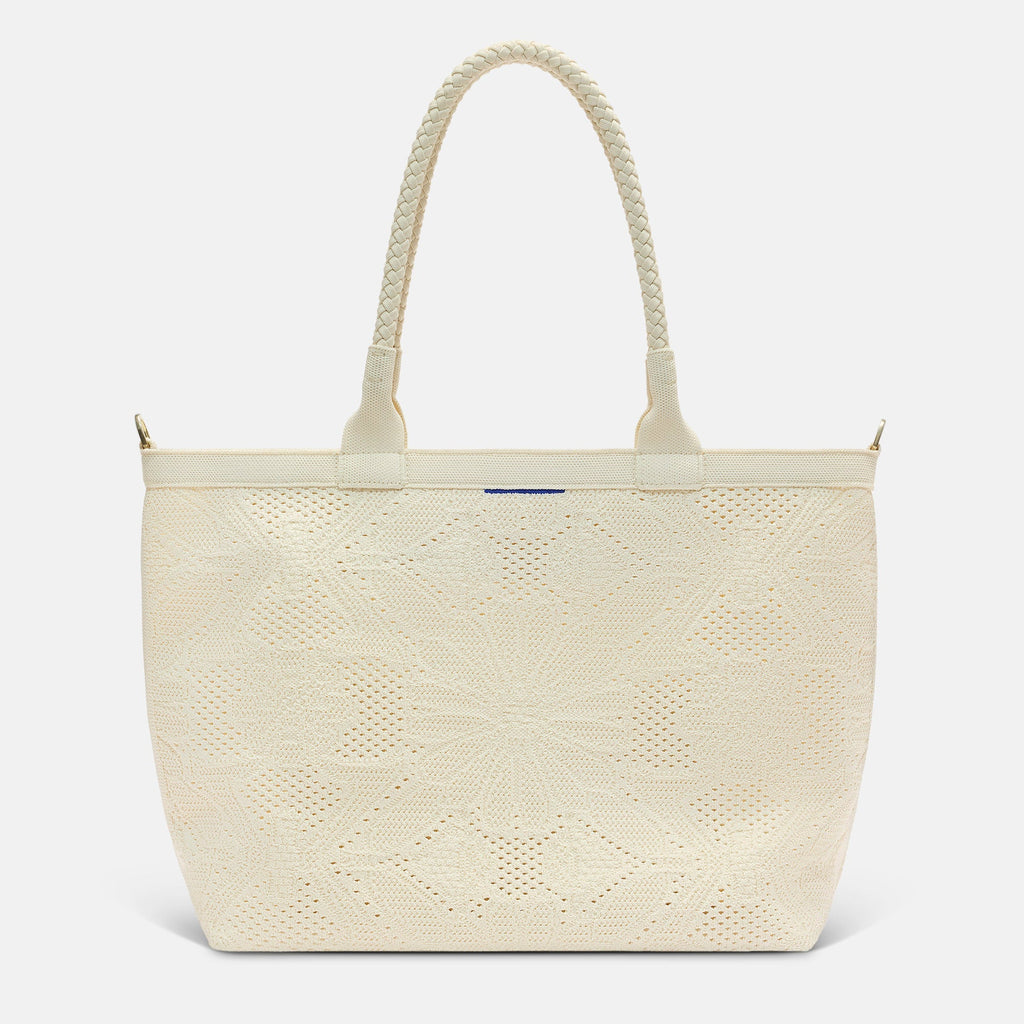 The Lightweight Zip Tote - Moonflower