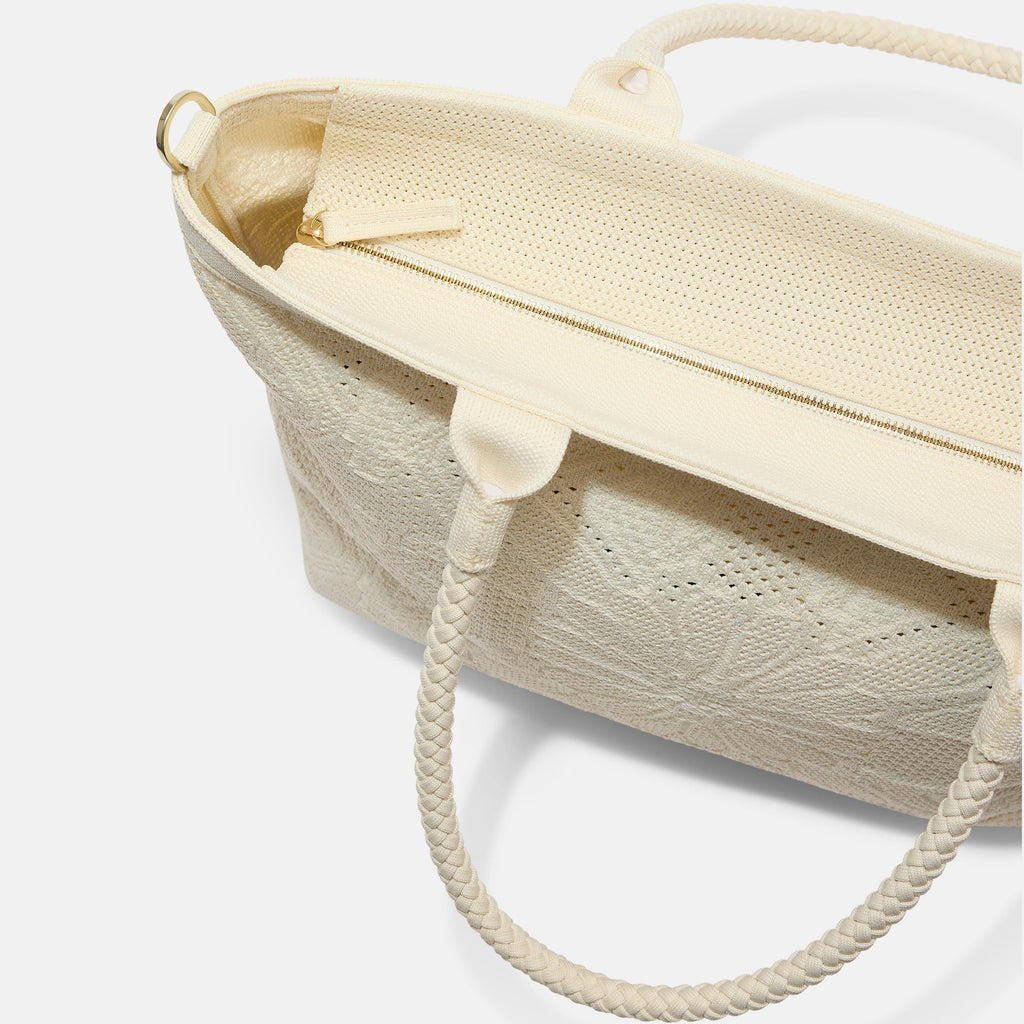 The Lightweight Zip Tote - Moonflower
