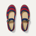 The Espadrille Mary Jane - Cherry Tide