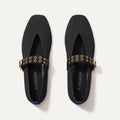 The Max Buckle Mary Jane - Black