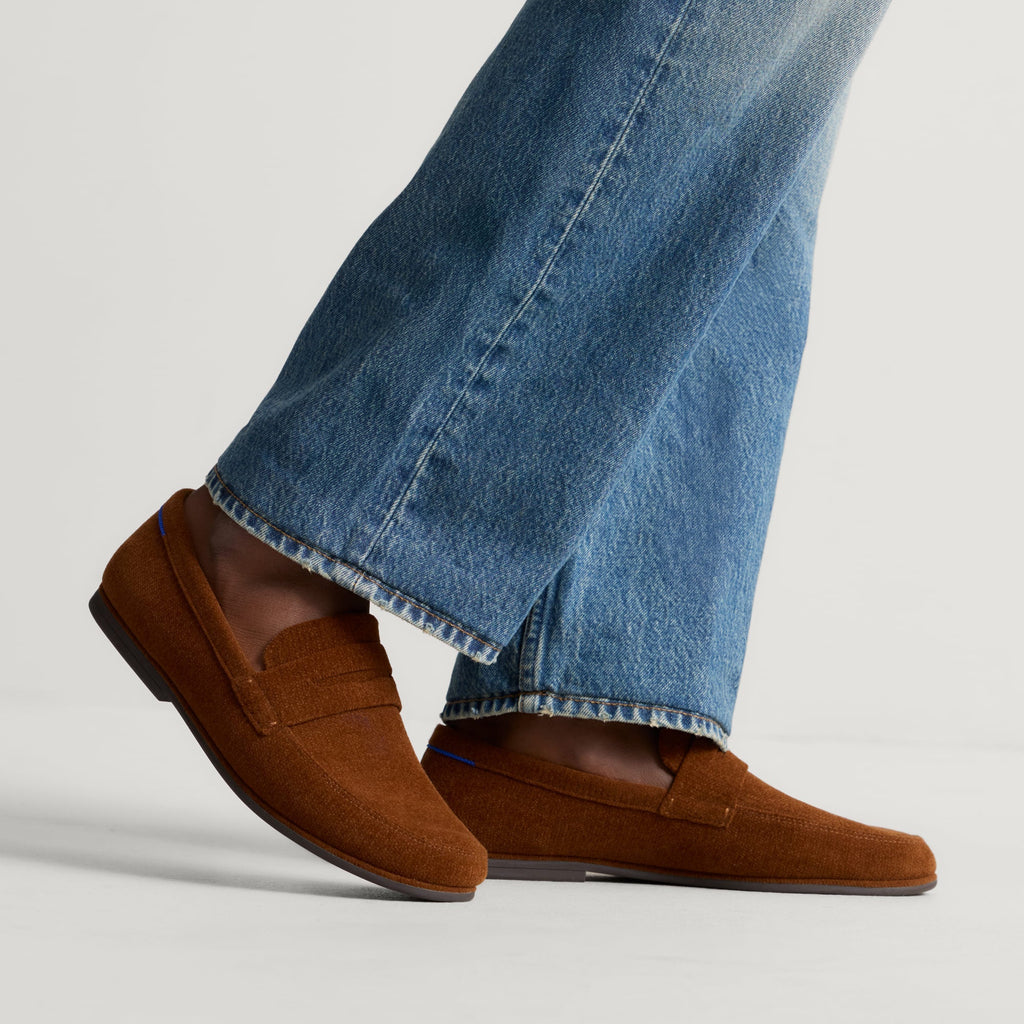 The ReVelvet™ Ravello Penny Loafer - ReVelvet™ Russet