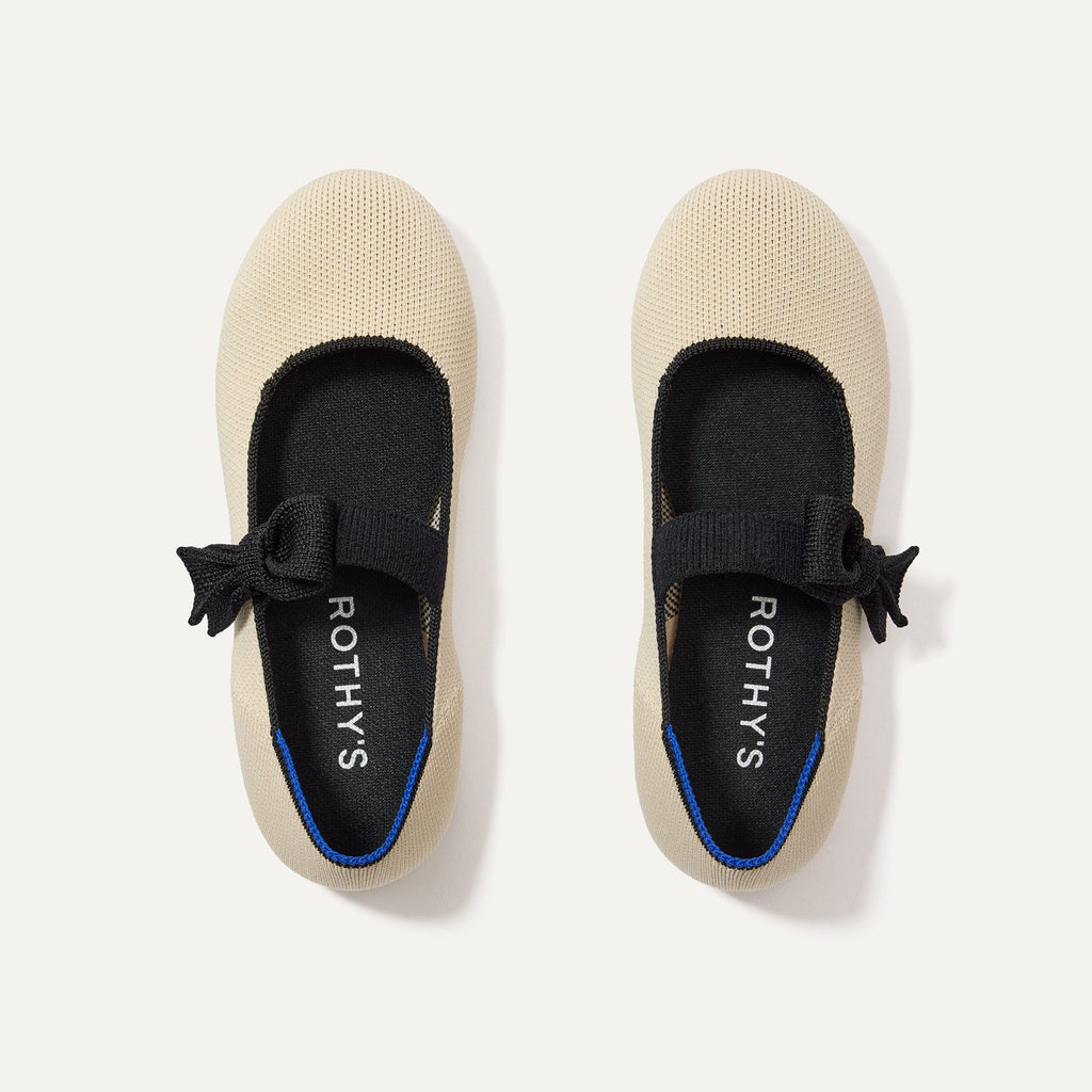 The Kids Tux Bow Mary Jane - Ivory