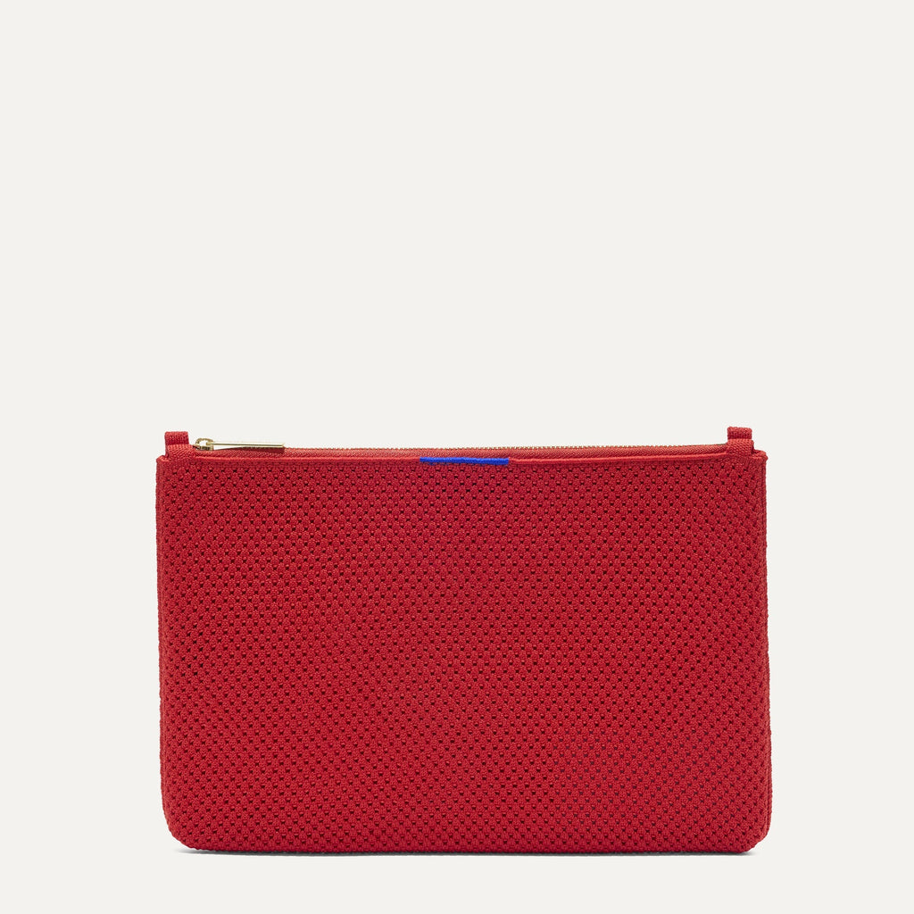The Convertible Clutch - Scarlet Open-Knit