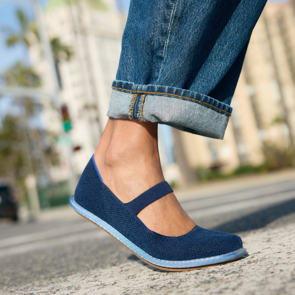 The ReVelvet™ Cruiser Mary Jane - ReVelvet™ Navy