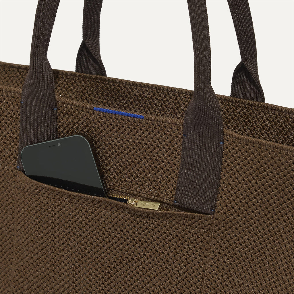 The Classic Tote - Cinnamon Open-Knit