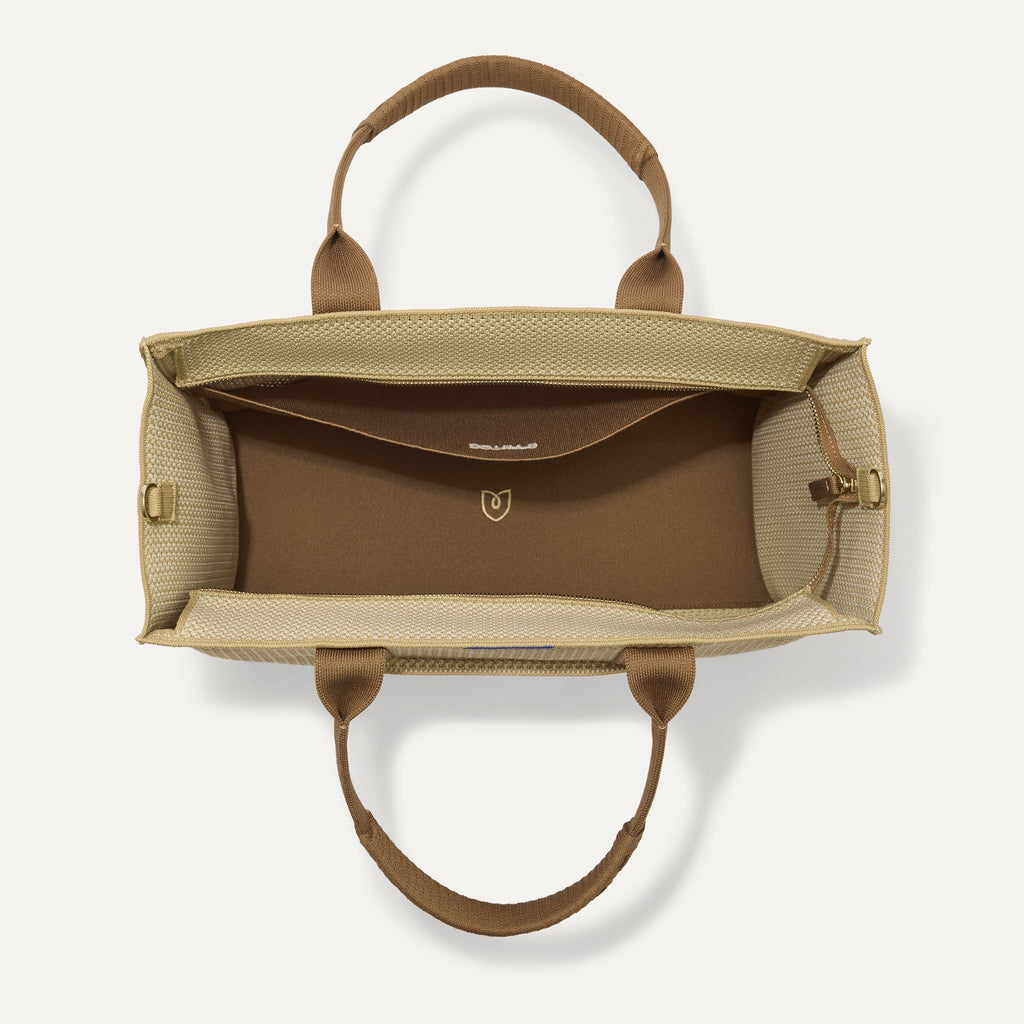 The Classic Tote - Macadamia Open-Knit