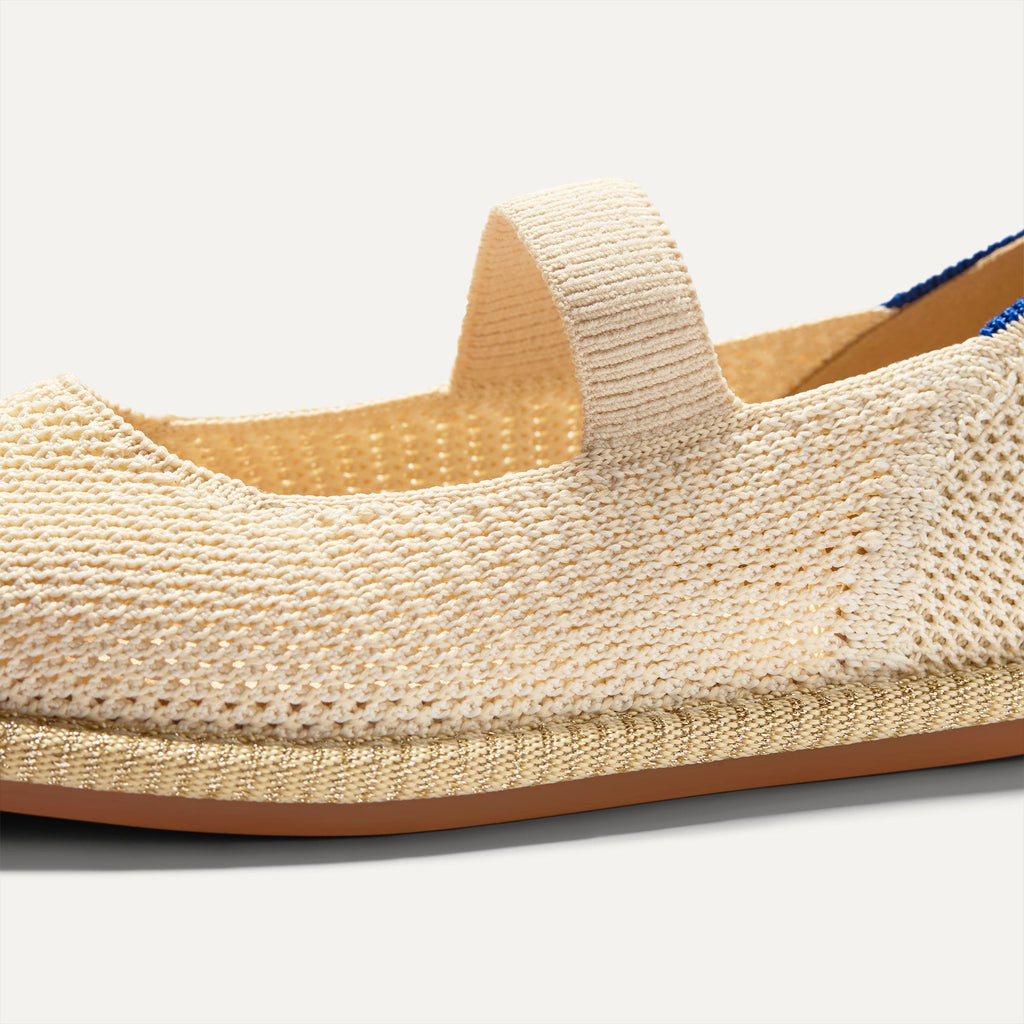 The Mini Mary Jane (for Kids) - Opal Raffia-Knit