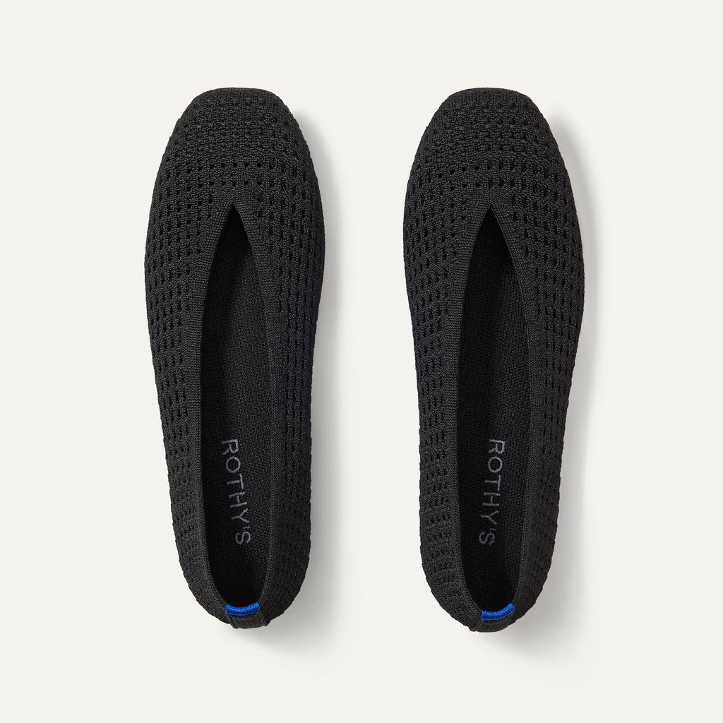 The Max Square Ballerina - Black Mesh